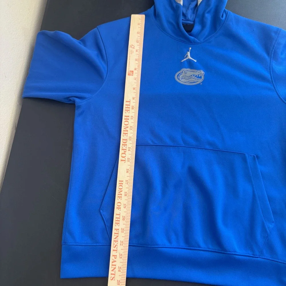 Nike Jordan Florida Gators Hoodie NCAA Pullover Sweatshirt Blue Mens Size S